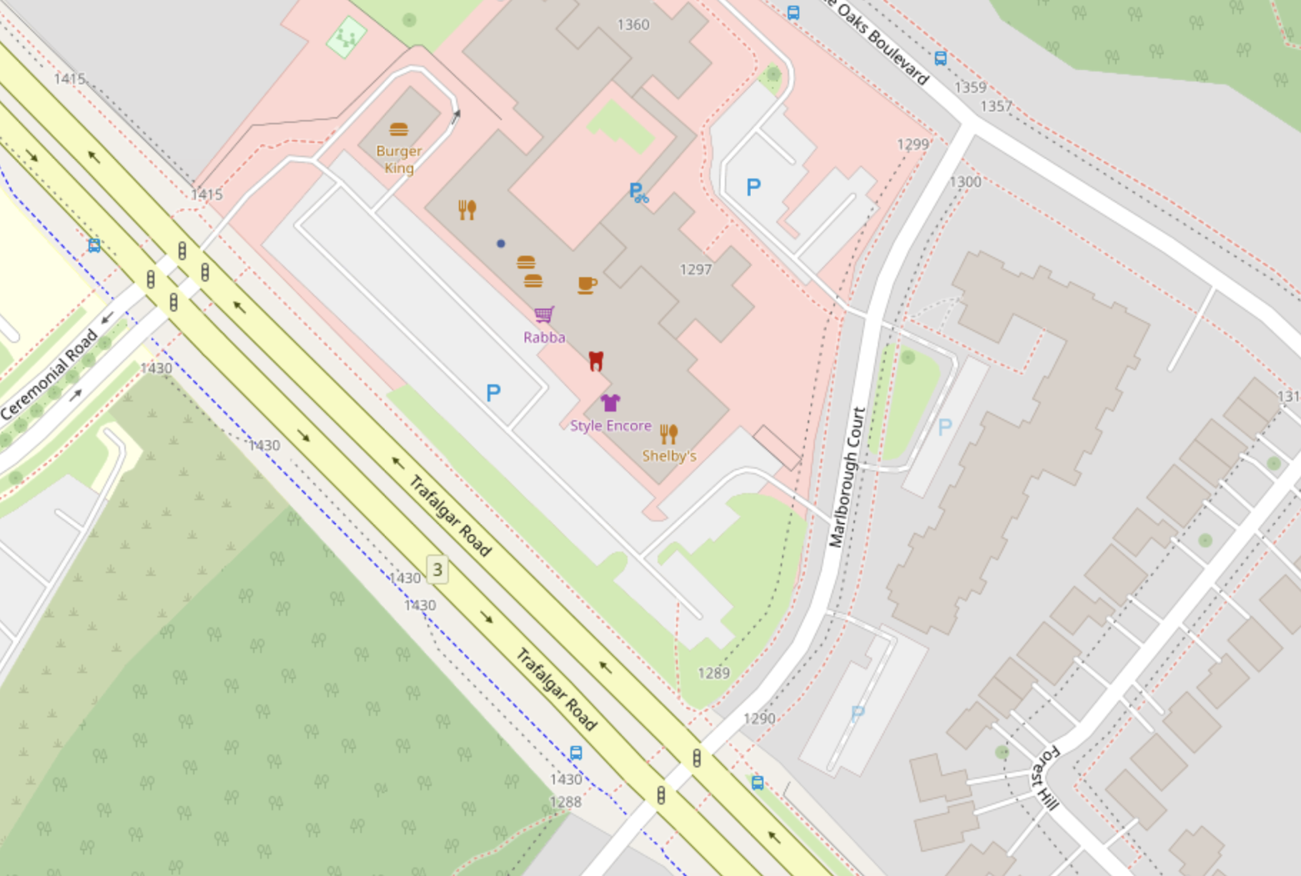 Trafalgar Rd and Marlborough Crt | Openstreetmap